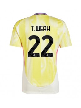 Billige Juventus Timothy Weah #22 Bortedrakt 2024-25 Kortermet